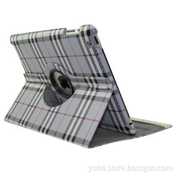 Case for iPad 2/3 with Elastic Closure Strap, Made of Leather Material, Easy to Carry